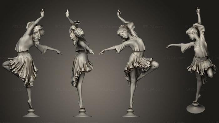 Figurines of girls (Agnia 2, STKGL_0447) 3D models for cnc